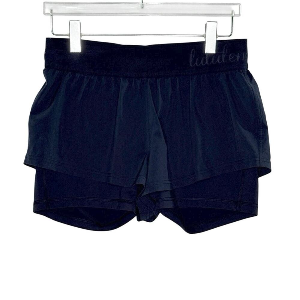 Lululemon Box It Out Short 10 Womens Midnight Navy Sports Running Gym